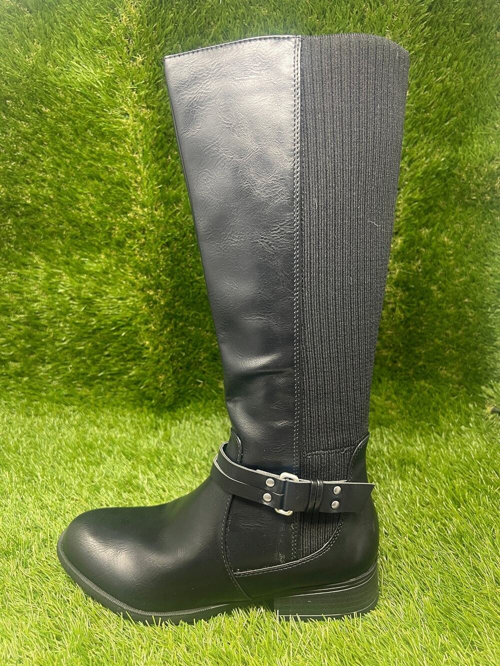 LifeStride Women's 6M Anita High Shaft Black Knee High Boots